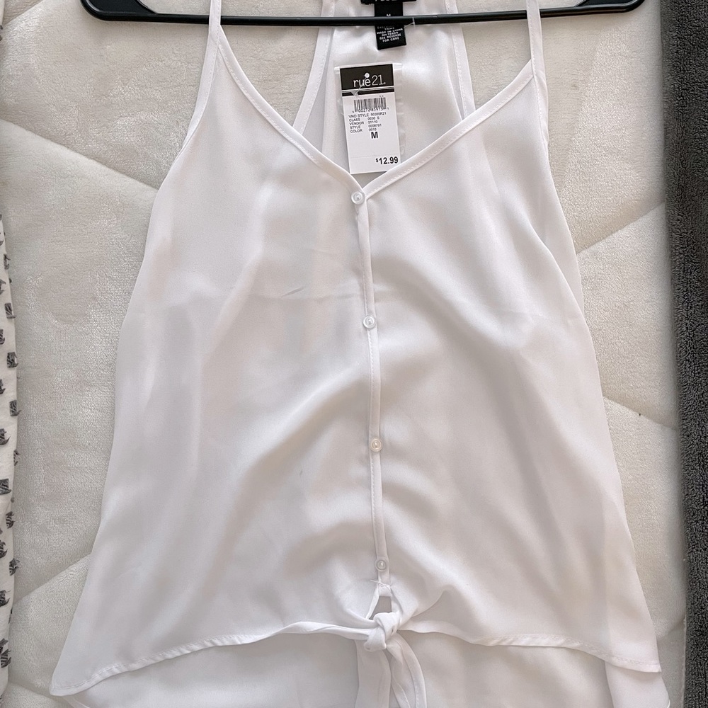 Rue 21 Tie Front Tank Top